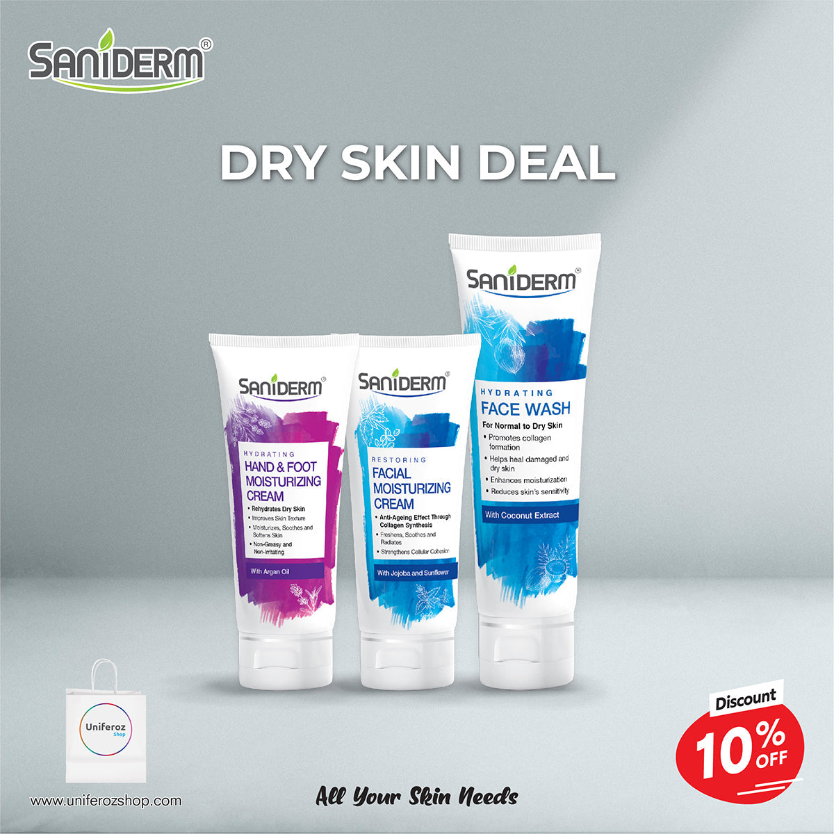 Dry Skin Deal (Flat 10% OFF)
